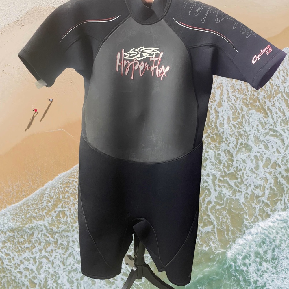 Hyperflex Men's Short Long Sleeve Wetsuit. Cyclone 2.5😎